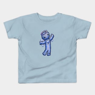 cute blue angel yarn doll Kids T-Shirt